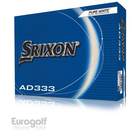 Balles golf produit AD333 de Srixon 